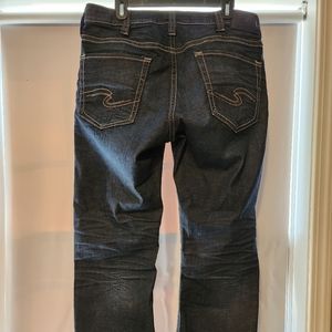 Men's Silver dark blue jeans